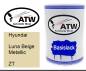 Preview: Hyundai, Luna Beige Metallic, ZT: 500ml Lackdose, von ATW Autoteile West.